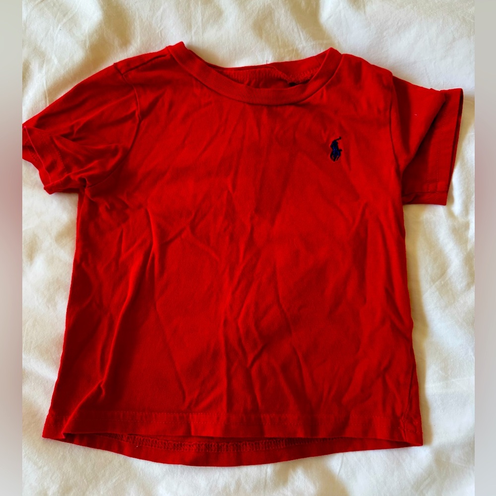 Ralph Lauren Toddler Classic Red Tee